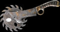 Warrior Weapon Shredder Knife 2-in-1 Halloween Costume Accessory