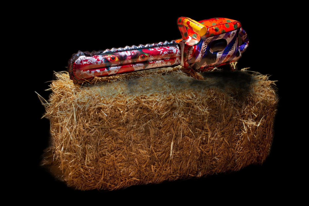 Killer Clown 36in Inflatable Weapon Chainsaw Halloween Prop