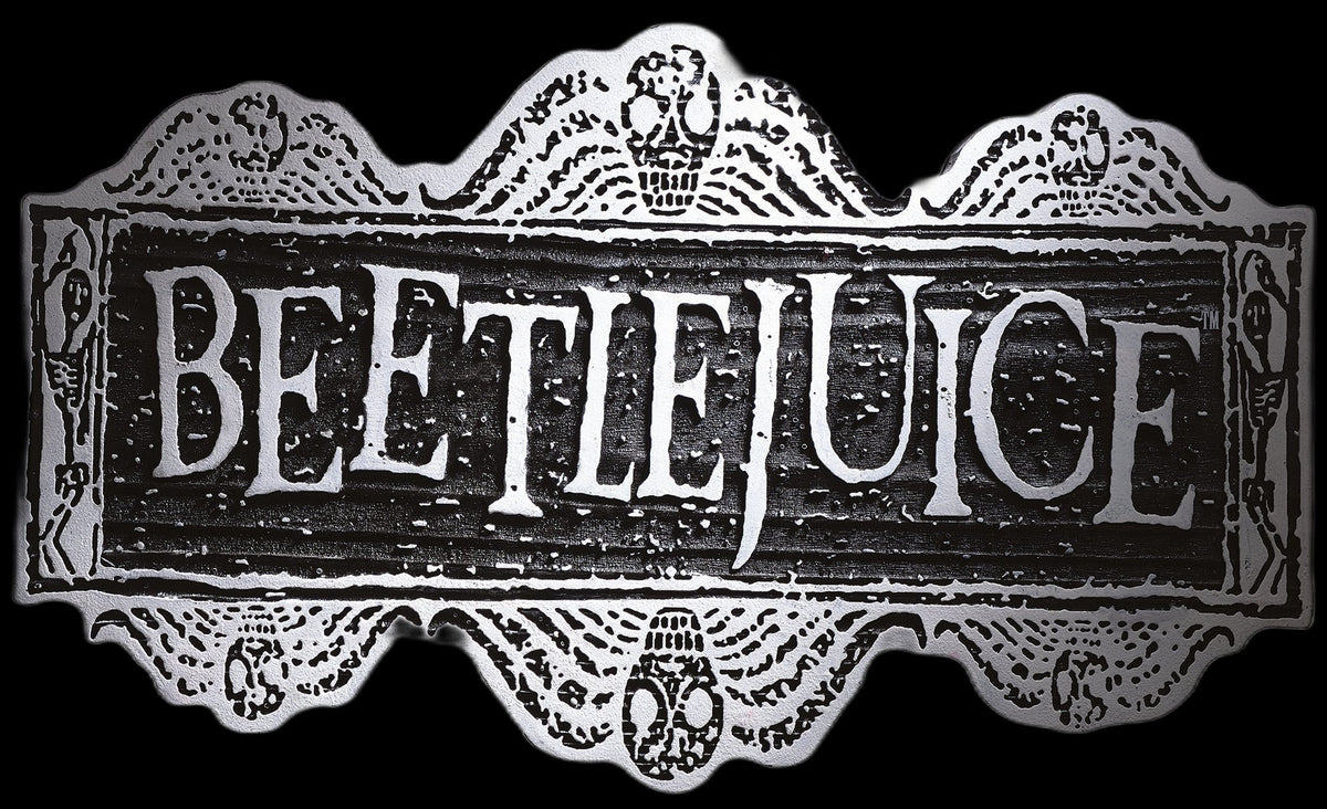 Beetlejuice Wall Art Street Sign Halloween Decoration