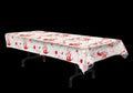 Beistle Bloody Handprints and Blood Splatter Tablecover Halloween Decoration