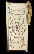 7 Foot Black Spiderweb Door Rope Halloween Decoration